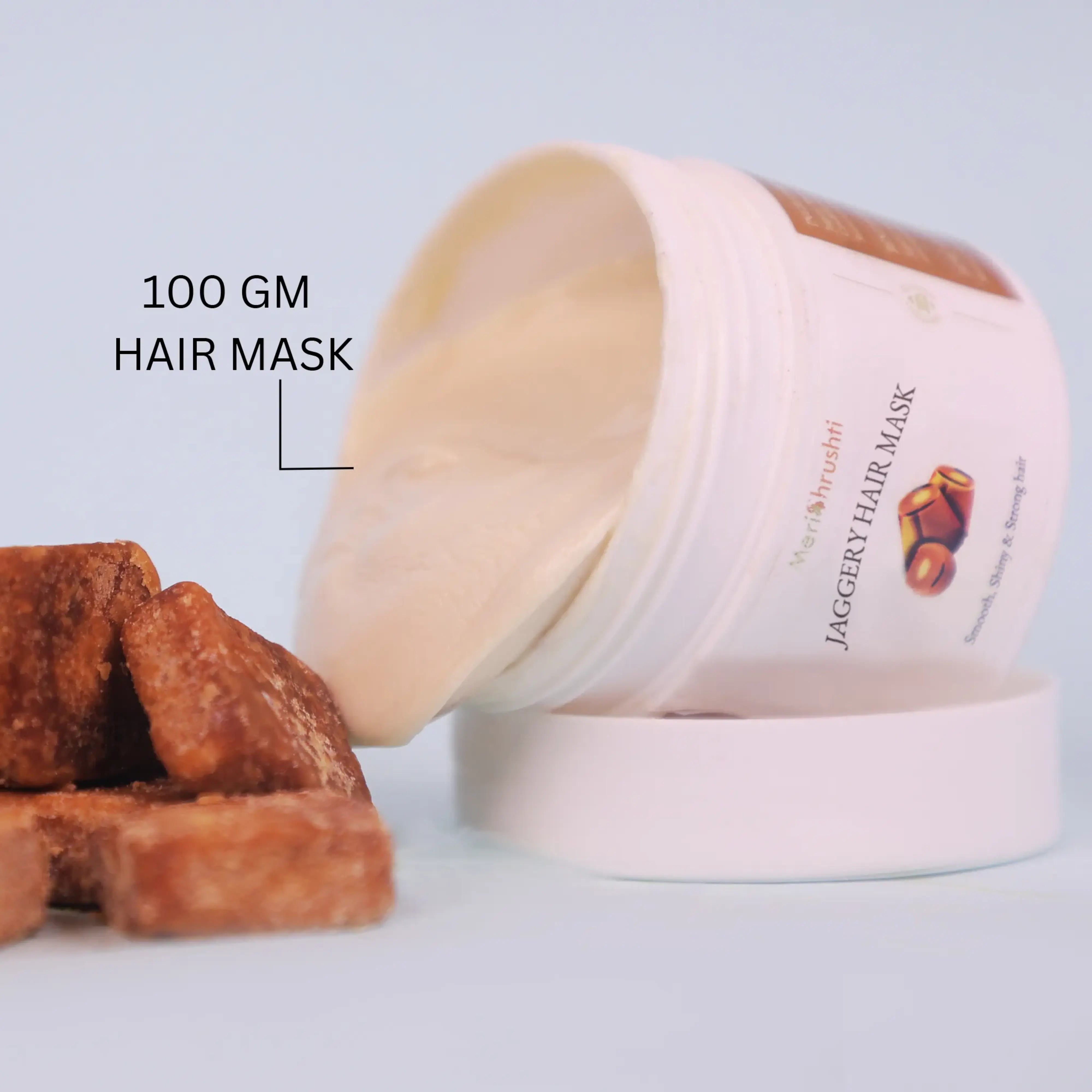Meri Shrushti Jaggery Root Condition & Repair Hair Mask - 100% Natural Ingredients