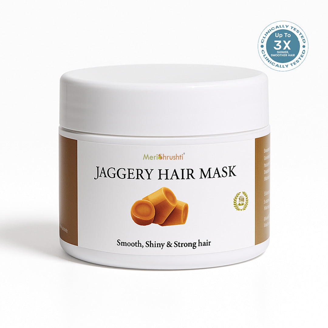 Meri Shrushti Jaggery Root Condition & Repair Hair Mask - 100% Natural Ingredients