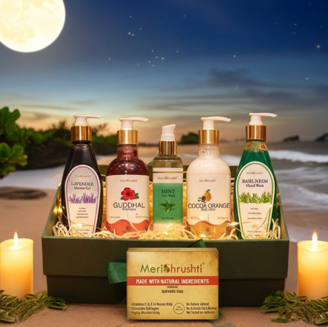 Meri Shrushti Diwali Glow Festive Combo Pack with Free Natural Soap Worth ₹120